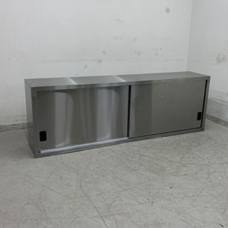 樂天商城 - 【中古】 A08739 吊戸棚 ステンレス戸棚 W1800 x D350 x H610 mm　【業務用】【厨房用】【車上渡し又は営業所止め】