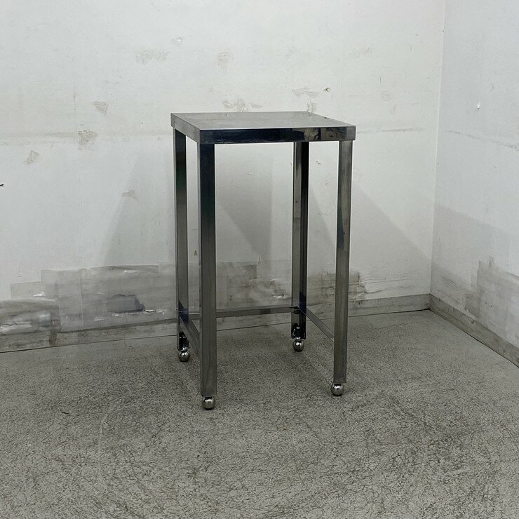 乐天商城 - 【中古】 A08912 作業台 3方枠 ステンレス 作業テーブル W430 x D450 x H800 mm　【業務用】【厨房用】【車上渡し又は営業所止め】