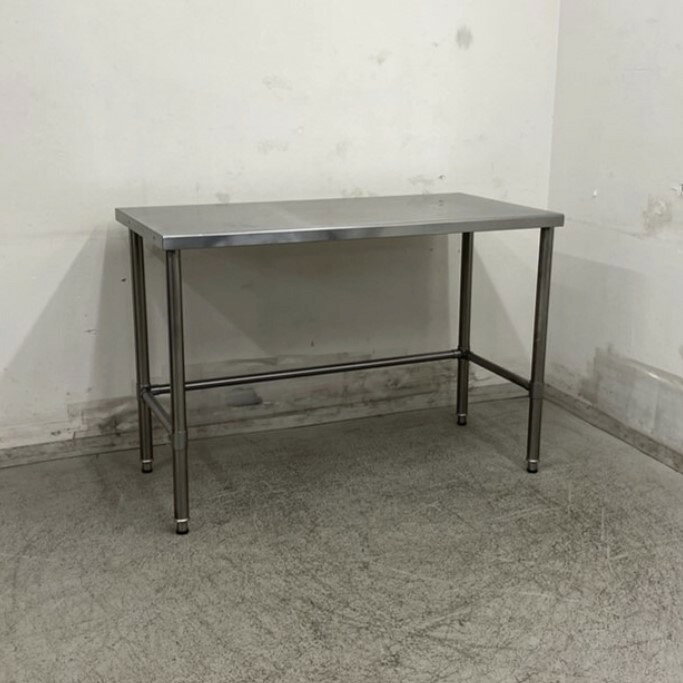 樂天商城 - 【中古】 A08965 作業台 3方枠 ステンレス 作業テーブル W1160 x D600 x H800 mm　【業務用】【厨房用】【車上渡し又は営業所止め】