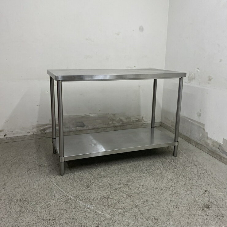 乐天商城 - 【中古】 A09013 作業台 ステンレス 作業テーブル W1200 x D600 x H850 mm　【業務用】【厨房用】【車上渡し又は営業所止め】