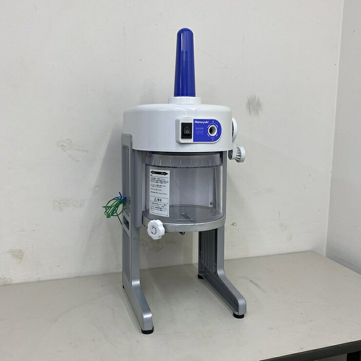 【中古】 A09164 氷削機/ブロックアイススライサー 中部コーポレーション HB-310B2［初雪］ （”ふわふわ”かき氷対応） 100V 　【業務用】【厨房用】【保証有】