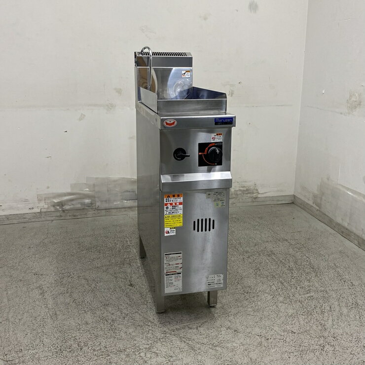 【中古】 A08968 角槽型ゆで麺機 マルゼン MRY-03 2023年製 LPガス用 幅25.5cm 【業務用】【厨房用】【保証有】【家財おまかせ便】