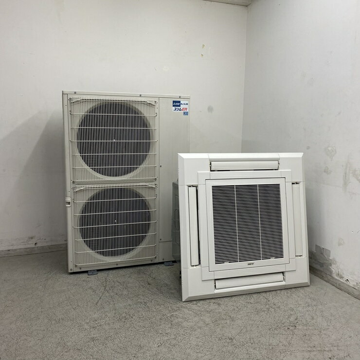 【中古】 A09184 パッケージエアコン 三菱電機 PL-ERP140EA7/PUZ-ERMP140LA8 5馬力 3相200V 天井埋込カ..