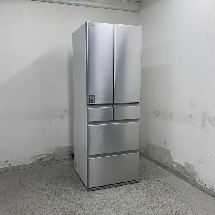 樂天商城 - 【中古美品】 A09245 家庭用 冷凍冷蔵庫 日立 R-H49S(S)型 100V 幅65cm　【家庭用】【キッチン家電】【保証有】【家財おまかせ便】