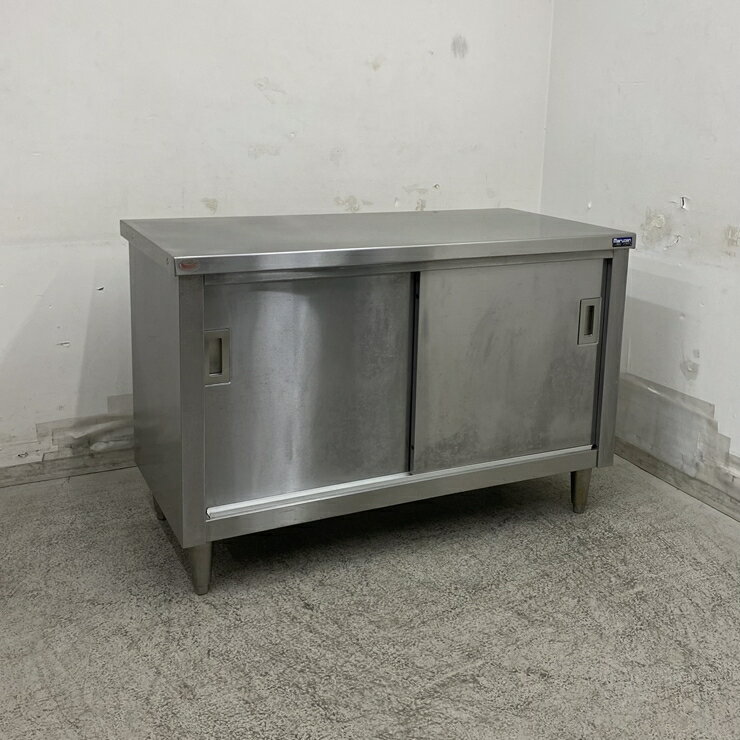 【中古】 A09285 調理台 マルゼン BH-126N ステンレス 扉付作業テーブル W1200 x D600 x H800 mm　【業務用】【厨房用】【車上渡し又は営業所止め】