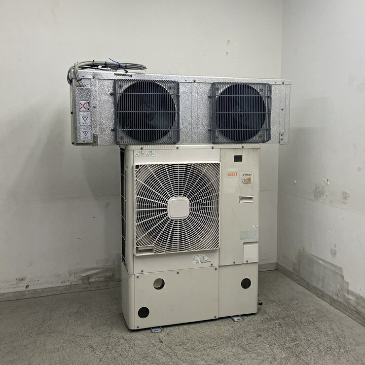 【中古】 A09323 プレハブ冷蔵庫用 冷却ユニット セパレートタイプ パナソニック/日立 CC-V6080H/KX-R3A2 3相200V 【業務用】【保証有】【営業所止・リフト有直送可】K