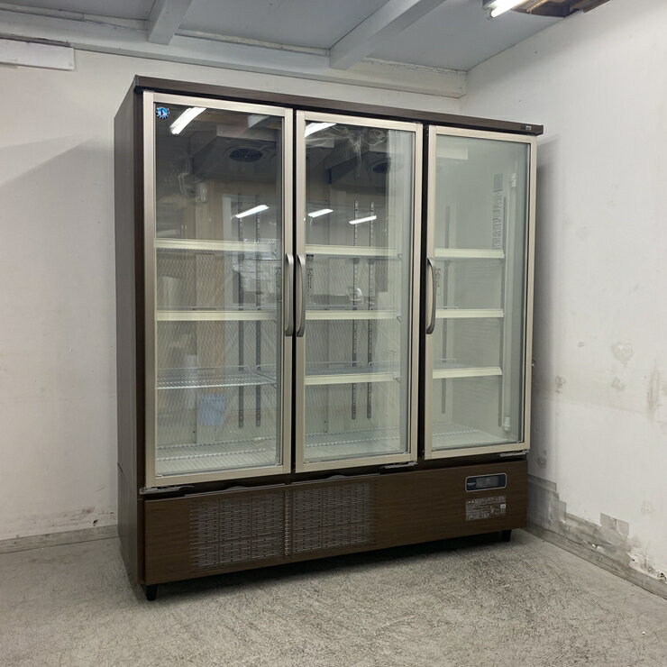 乐天商城 - 【中古】 A08634 リーチイン 冷凍ショーケース ホシザキ USF-180AT3-B 3相200Vと100V 幅180cm　【業務用】【厨房用】【保証有】【営業所止・リフト有直送可】K
