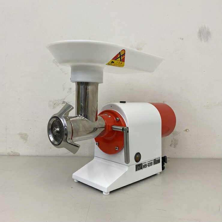 乐天商城 - 【展示品】 A09511 ミートチョッパー 卓上型 なんつね MS-12B 100V 未使用品 標準仕様:3.2mmプレート付　【業務用】【厨房用】【保証有】【家財おまかせ便】