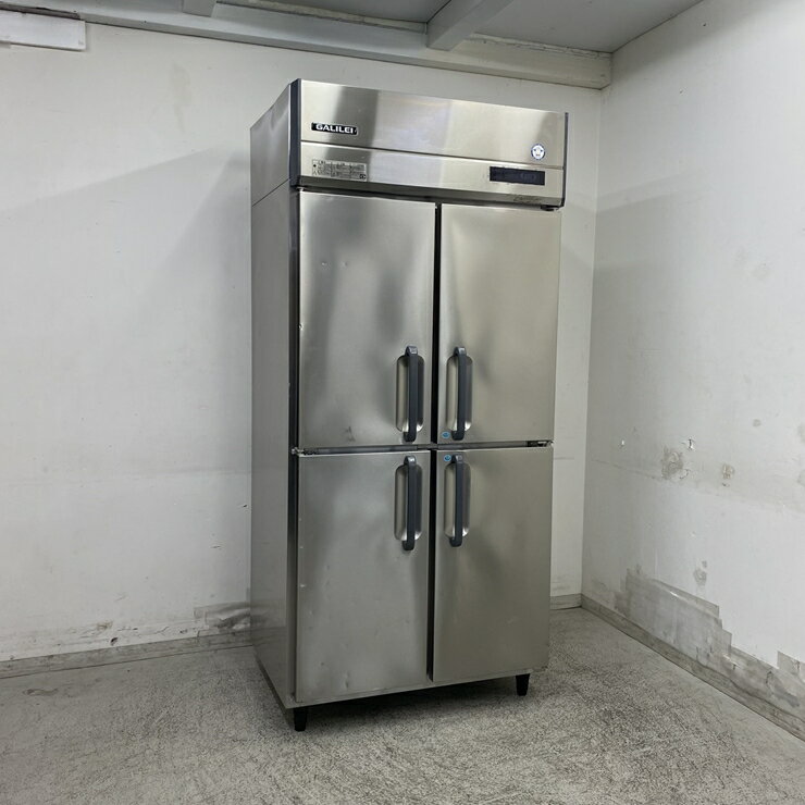 乐天商城 - 【中古】 A09585 縦型 冷凍冷蔵庫 2凍2蔵 フクシマガリレイ GRN-092PM 100V 幅90cm　【業務用】【厨房用】【保証有】【営業所止・リフト有直送可】P