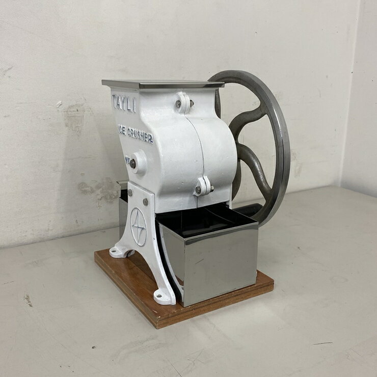 乐天商城 - 【中古】 A09490 TAYLI社製 手動式アイスクラッシャー No.3 アンティーク 昭和レトロ 手動氷砕機 実用 インテリア　【業務用】【店舗用】