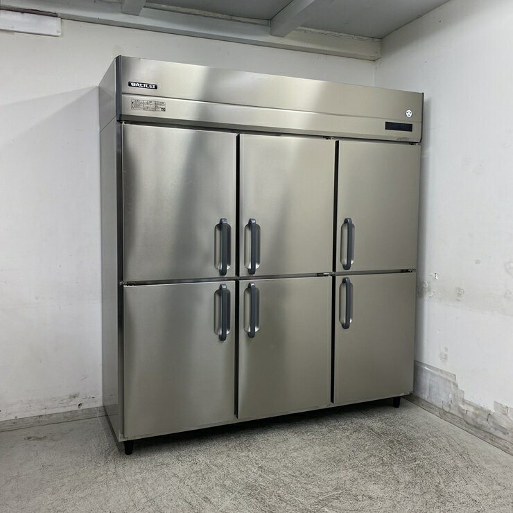 Fukushima Industries - 【中古】 A09654 縦型 冷蔵庫 6枚ドア フクシマガリレイ GRN-180RM 100V 幅180cm　【業務用】【厨房用】【保証有】【営業所止・リフト有直送可】P