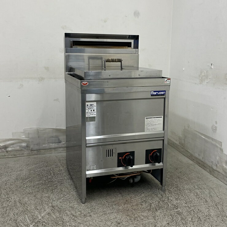 【中古】 A09426 うどん釜 角槽タイプ マルゼン MGU-066G LPガス用 幅60cm 58L　【業務用】【厨房用】【保証有】【家財おまかせ便】