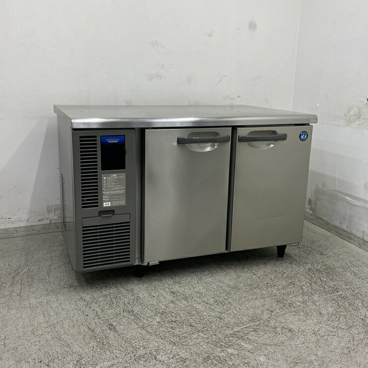 Rakuten - 【中古】 A09716 冷蔵コールドテーブル センターピラーレス ホシザキ RT-120SDF-E-ML 100V 幅120cm 奥行75cm　【業務用】【厨房用】【保証有】【家財おまかせ便】