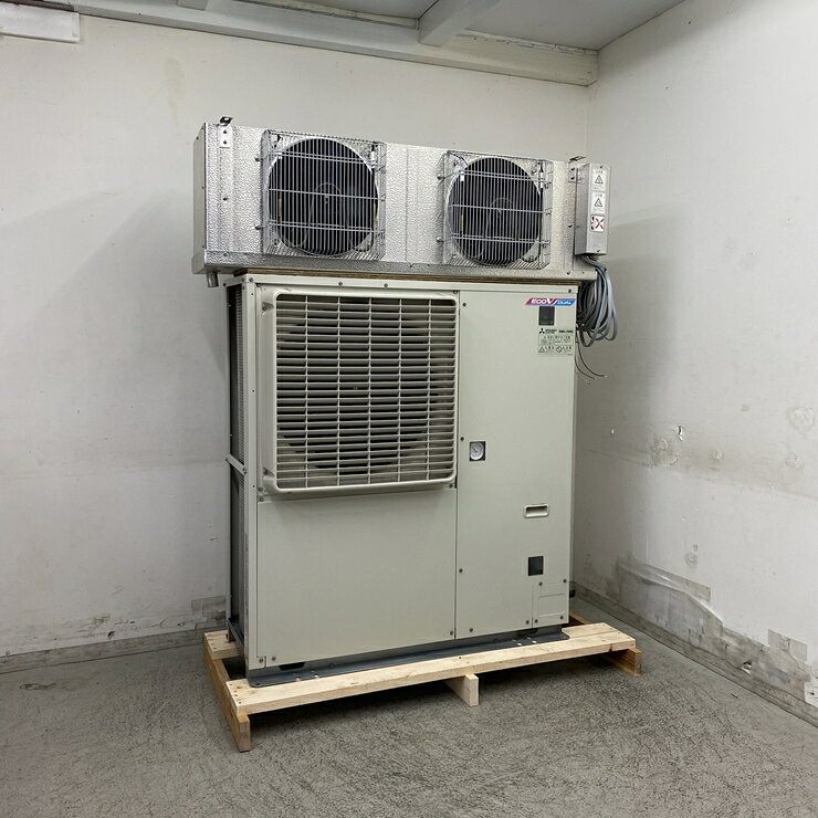 【中古】 A09803 プレハブ冷却ユニット セパレートタイプ パナソニック / 三菱電機 CC-V4080FH / ECOV-D15WA1 3相200V　【業務用】【保証有】【営業所止・リフト有直送可】K
