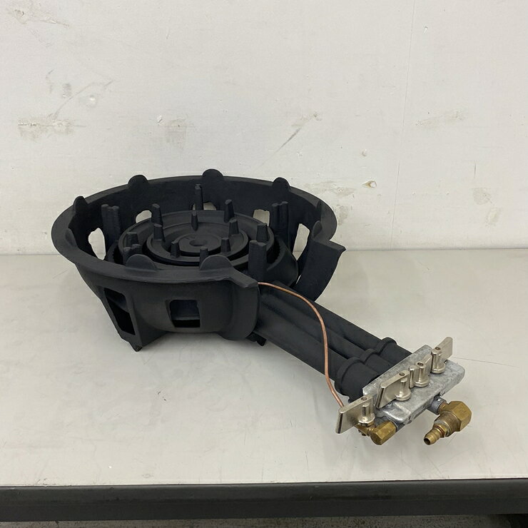 【中古】 A09898 三重 鋳物コンロ 下枠 種火付 タチバナ TS-308P ハイカロリーコンロ LPガス用 最大鍋径：42cm　【業務用】【厨房用】【保証有】【家財おまかせ便】