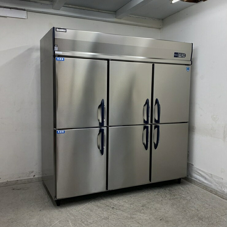 【中古】 A10008 縦型 冷凍冷蔵庫 2凍4蔵 ダイワ冷機 623S2-EC 3相200V 幅180cm 奥...