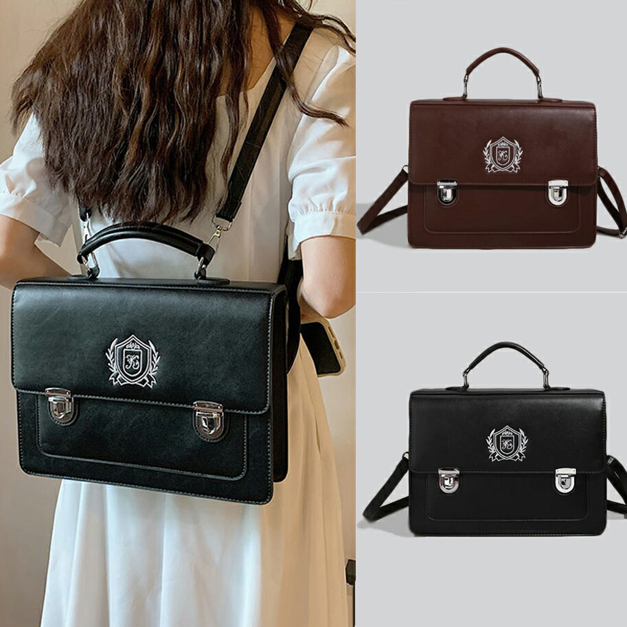 3way ショルダー 手提げ リュックサック レトロ 学生風 女の子 ロリータ 制服 軍服 ミリタリー イギリス風 可愛い 通学 通勤 高校生 地雷系 二次会 jk制服 カジュアル 斜め掛け