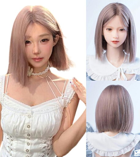 ウィッグ ボブ カール ウェーブ 真ん中分け 巻き髪 フルウィッグ ロリータ コスプレ かつら エレガント パーマ 人気 小顔効果 耐熱 原宿風 地雷系 普段使い ナチュラル 女性用 女装 自然 かつら wig ネット付き(藤色) ウィッグ ボブ カール ウェーブ 真ん中分け 巻き髪 フルウィッグ ロリータ コスプレ かつら エレガント パーマ 人気 小顔効果 耐熱 原宿風 地雷系 普段使い ナチュラル 女性用 女装 自然 かつら wig ネット付き(藤色)