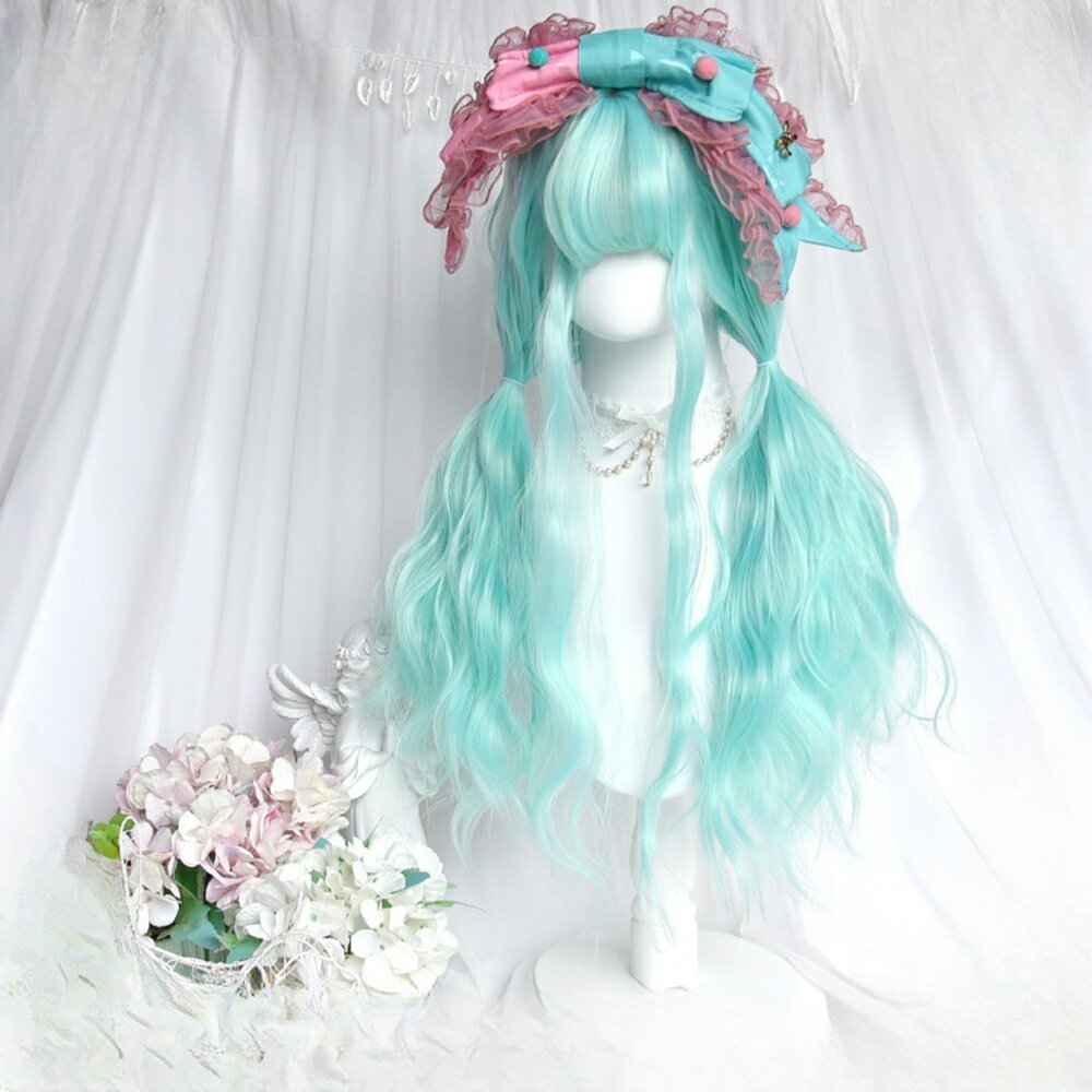 ロリータ ウィッグ コスプレ フルウィッグ 巻き髪 ナチュラル ロング 空気感の前髪 ふわふわ 森ガール ..