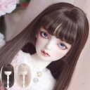 ドールウィッグ 1/6 1/4 1/3ドール用 人形用 球体関節人形用ウィッグ カール 二つ色 耐熱 180℃ アクセサリー
