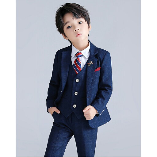 子供服 フォーマル ジャケットスーツ 男の子 子供スーツ 6セット選択 ボーイズ タキシード キッズ ベスト パンツ 紳士服 入園 卒園 受験 七五三 結婚式 発表会 80-170cm