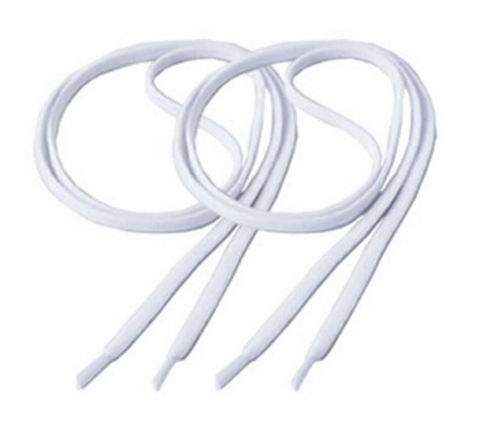 のびてフィットする靴ひも 白×2セット（送料税込み）