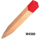 【カクマル】木杭 (四面削り加工タイプ) W4560『20本入』サイズ：45X45X600mm 【目印杭】【測量 土木 建築】【測量杭 仮杭】【境界杭】★色塗り：『赤 黄 青 白』からお選びください ★メーカーからの直送となります。