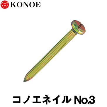 コノエネイル No.3（舗装道路用）100本入 【測量用品】【土木用品】【測量機器】【コノエ鋲】【測量用】【測量鋲】[測距　測角][測量びょう][測量 ミラー][トータルステーション]