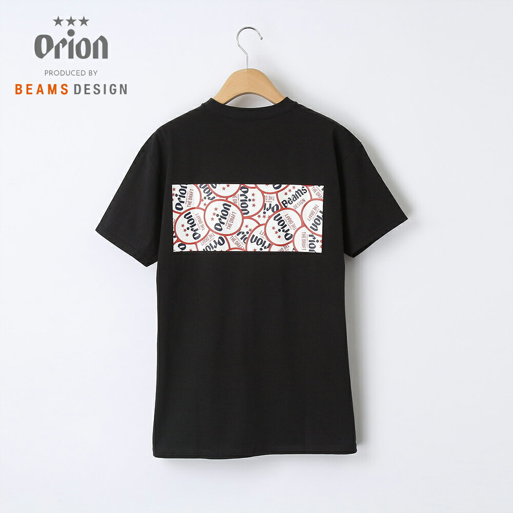 ORION PATTERN PRINT T BLACK  ꥪ ӡǥ   S M L XL 2L  Ⱦµ  ǥ ꥪӡ å ڻ