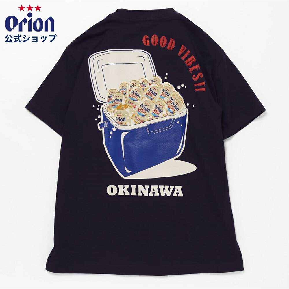 【オリオン公式】オリオン クーラーボックス Tシャツ ネイビー HabuBox 綿100% オリオンビール Tシャツ グッズ 母の日
