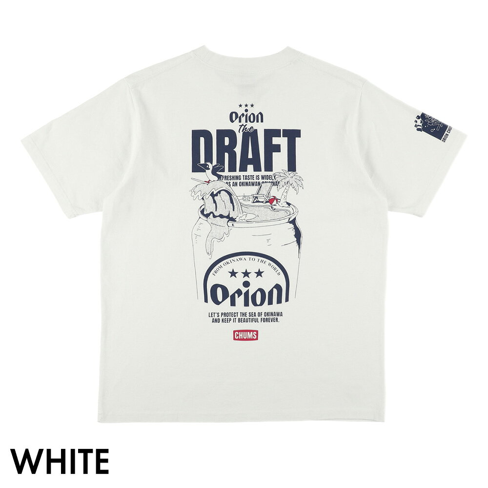【オリオンビール チャムス CHUMS コラボ26SS】 THE DRAFT Tシャツ オリオンビール...