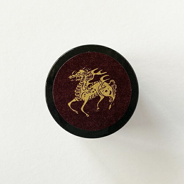 練り香水 伽羅の香り 香彩堂 ／ パフューム Japanese Solid Perfume アボカドオイル ミツロウ お肌にやさしい 和コスメ 和の香り 和装 和服 麒麟 プレゼント プチギフト 日本製 メール便対応 2
