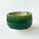 抹茶茶碗 織部 抹茶碗 おしゃれ 可愛い 緑 グリーン 直径約12cm 陶器 美濃焼 折々屋の陶器市 ※箱無し