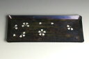 手作り銅器 ペン皿 風紋桜 大【引出物記念品】