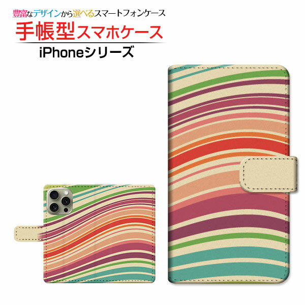 iPhone 16 Pro Maxアイフォン シックスティーン プロ マックスdocomo au SoftBank 楽天モバイル手帳型 カメラ穴対応 スマホカバー クリアケース付 ブック型Border(ボーダー) type009