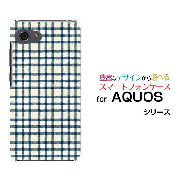 AQUOS R7 R6 R5G  R3 R2R2compact Rcompactアクオスハードケース/TPUソフトケースPlaid(チェック柄) type006スマホ/ケース/カバー/クリア
