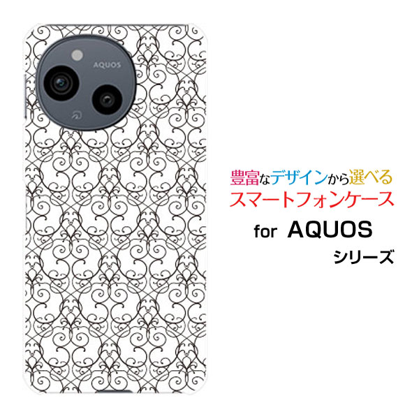 AQUOS sense10 [SH-53F SHG15 A505SH SH-M33]docomo au SoftBank 楽天モバイルスマホケース カバー ハード ソフト ケースアラベスク type001