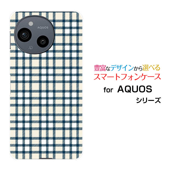 Rakuten - AQUOS sense10 [SH-53F SHG15 A505SH SH-M33]アクオス センステンdocomo au SoftBank 楽天モバイルオリジナル デザインスマホ カバー ケース ハード TPU ソフト ケースPlaid(チェック柄) type006