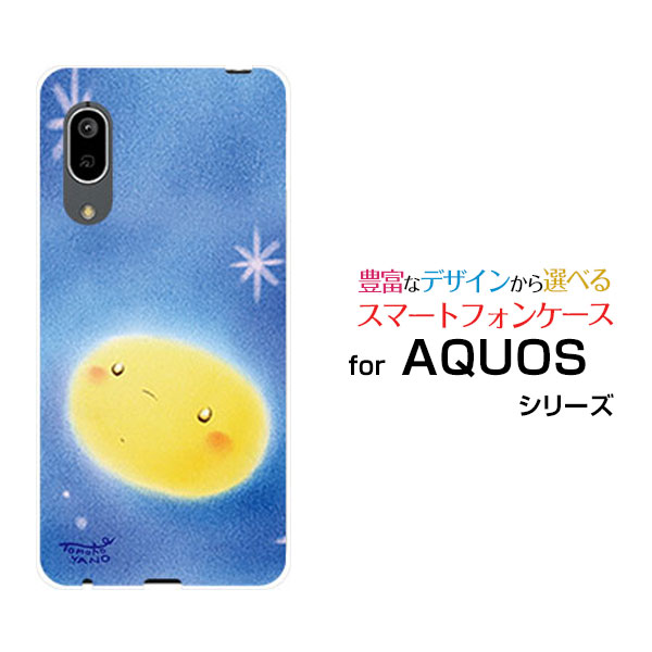 AQUOS sense3 [SH-02M/SHV45]アクオス センススリーdocomo au UQ mobileオリジナル デザインスマホ カバー ケース ハード TPU ソフト ケース夜空の月月