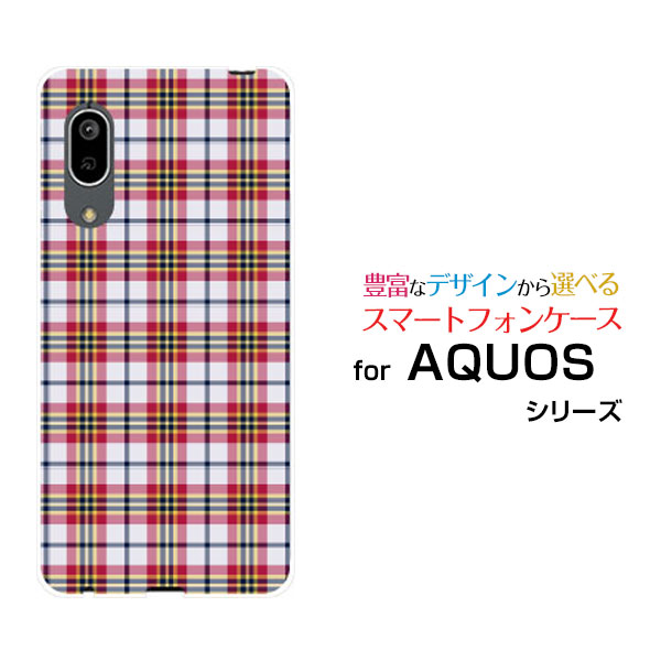 Rakuten - AQUOS sense3 liteアクオス センススリー ライト楽天モバイルオリジナル デザインスマホ カバー ケース ハード TPU ソフト ケースPlaid(チェック柄) type002