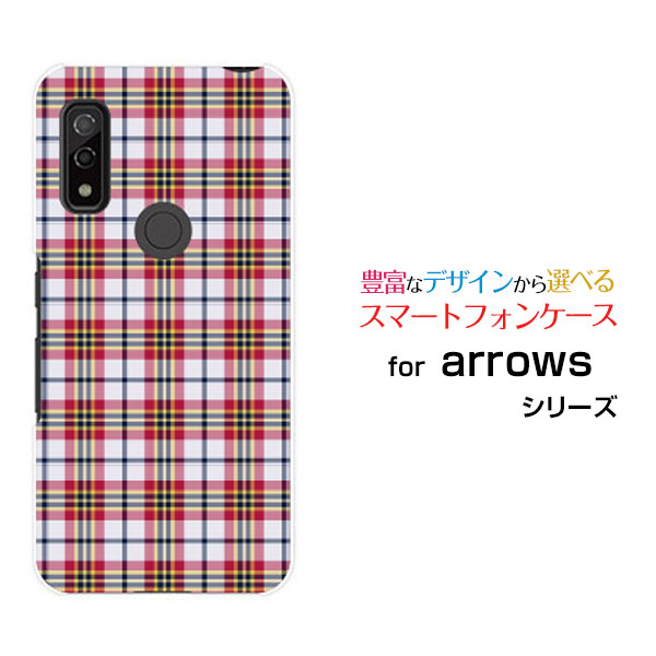 arrows We [F-51B FCG01]アローズ ウィーdocomo au SoftBankオリジナル デザインスマホ カバー ケース ハード TPU ソフト ケースPlaid(チェック柄) type002