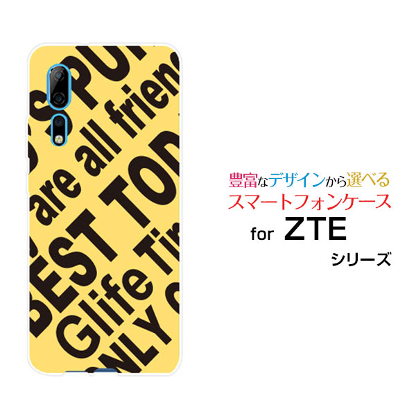 ZTE Axon 10 Pro 5G[bgeB[C[ AN\ev t@CuW[SoftBankIWi fUCX}z Jo[ P[X n[h TPU \tg P[XRogo (YELLOW)