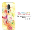 らくらくスマートフォン F-53Eらくらくスマホdocomoオリジナル デザインスマホ カバー ケース ハード TPU ソフト ケースKIRAMEKIRARA