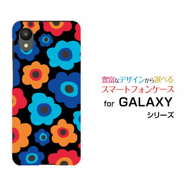 乐天商城 - GALAXY A23 5G [SC-56C SCG18]ギャラクシー エートゥエンティスリーdocomo au UQ mobileオリジナル デザインスマホ カバー ケース ハード TPU ソフト ケースフラワーギフト（ブルー×オレンジ）