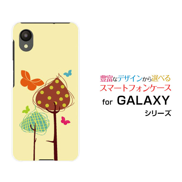 乐天商城 - GALAXY A23 5G [SC-56C SCG18]ギャラクシー エートゥエンティスリーdocomo au UQ mobileオリジナル デザインスマホ カバー ケース ハード TPU ソフト ケース木と蝶