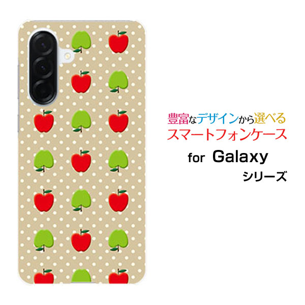 乐天商城 - Galaxy A36 5G [SC-54F]ギャラクシー エーサーティシックス ファイヴジーdocomoオリジナル デザインスマホ カバー ケース ハード TPU ソフト ケースりんご＆ドット