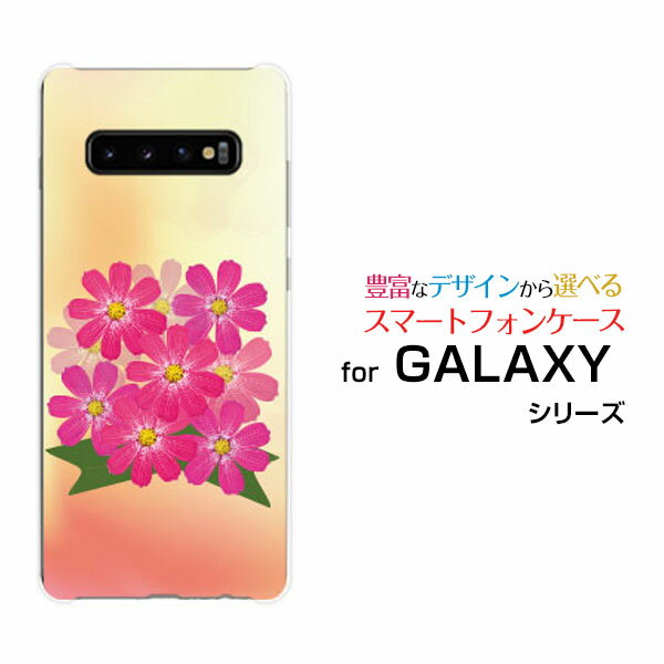 GALAXY S10+ [SC-04L SCV42]ギャラクシー エステンプラスdocomo auオリジナル デザインスマホ カバー ケース ハード TPU ソフト ケースコスモスガーデン