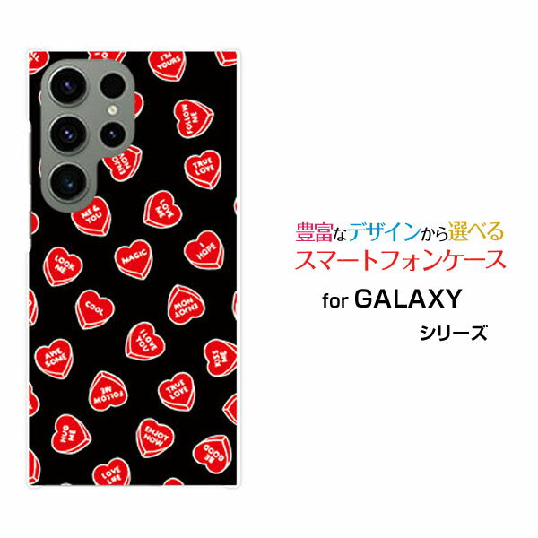 GALAXY S23 Ultra [SC-52D SCG20]MNV[ GXgDGeBX[ Egdocomo auIWi fUCX}z Jo[ P[X n[h TPU \tg P[XLOVE HEART(ubNE_)