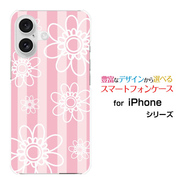 Rakuten - iPhone 16 Plusアイフォン シックスティーン プラスdocomo au SoftBank 楽天モバイルスマホ カバー ケース ハード TPU ソフト ケースフラワー(type003)