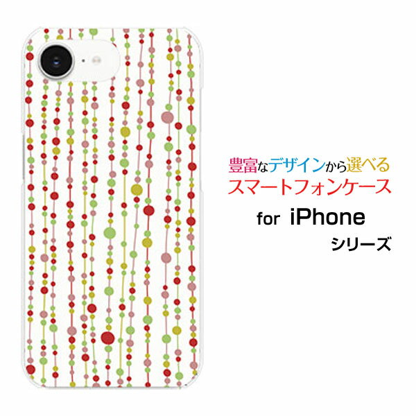 iPhone 16e アイフォン シックスティーンイーdocomo au SoftBank 楽天モバイル UQ mobile Y!mobileオリジナル デザインスマホ カバー ケース ハード TPU ソフト ケース水玉カーテン（白×赤）